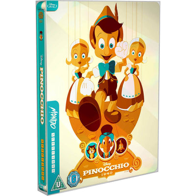 Пиноккио (англ. язык) (Blu-ray) Mondo #031 Steelbook