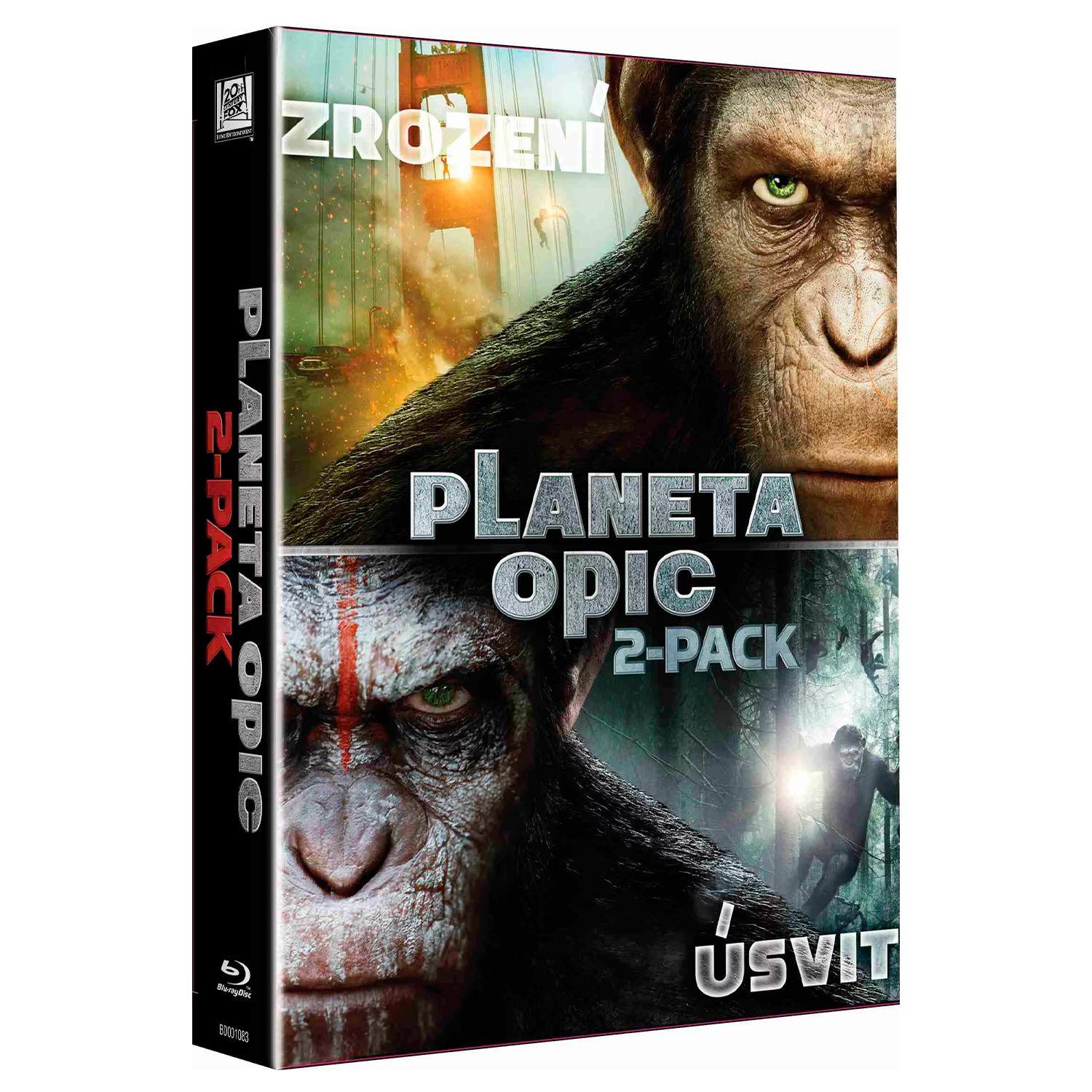 Планета обезьян: Революция / Восстание планеты обезьян (2 Blu-ray)