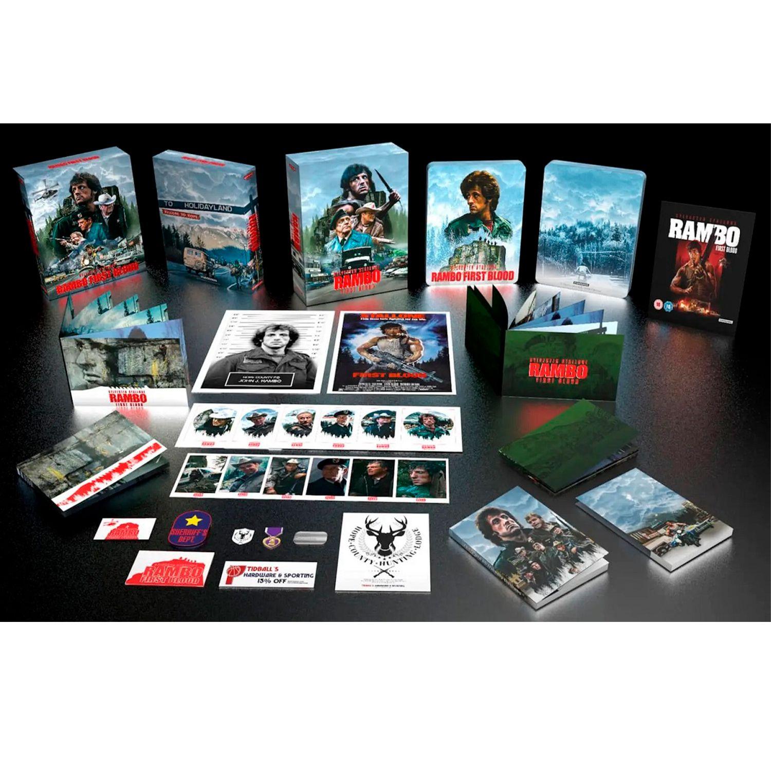 Рэмбо: Первая кровь (англ. язык) (4K UHD + Blu-ray) Steelbook Ultimate Collector's Edition