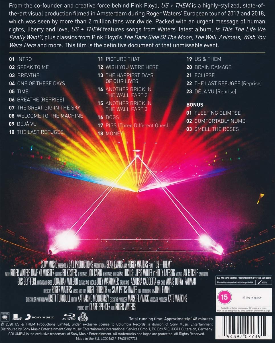 Roger Waters: Us + Them (Blu-ray)