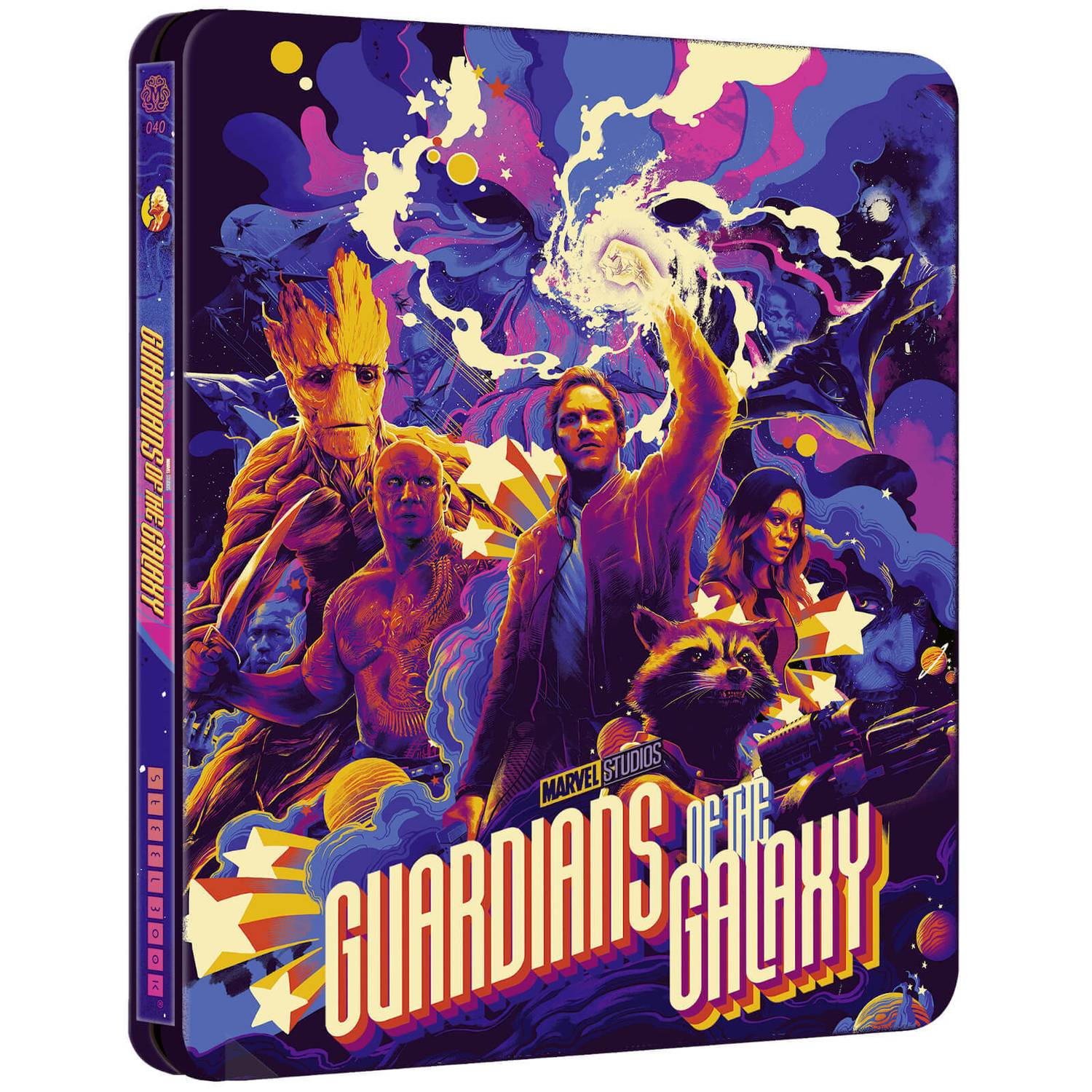 Стражи Галактики (4K UHD + Blu-ray) Mondo #040 Steelbook