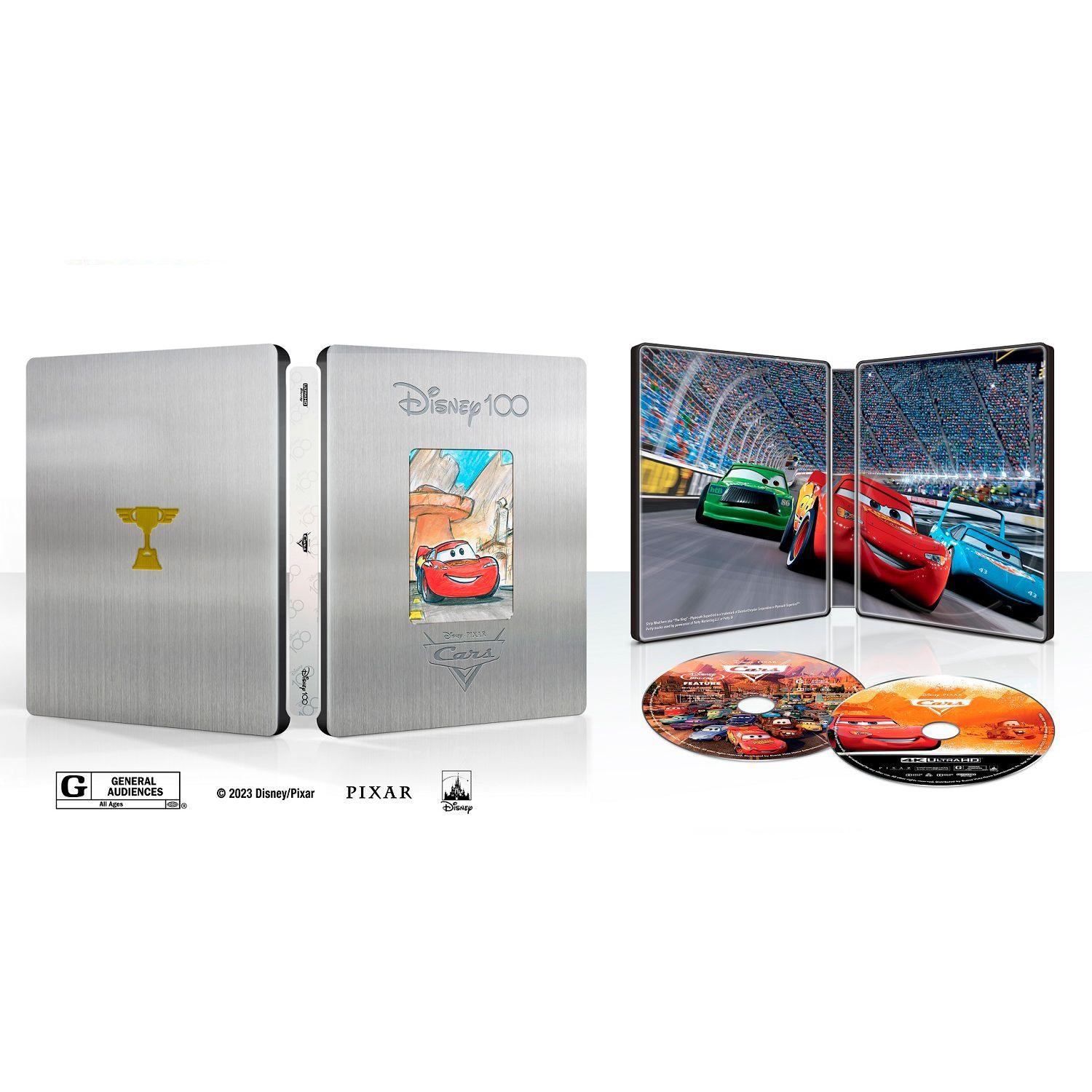 Тачки (англ. язык) (4K UHD + Blu-ray) Steelbook [Disney100 Edition]