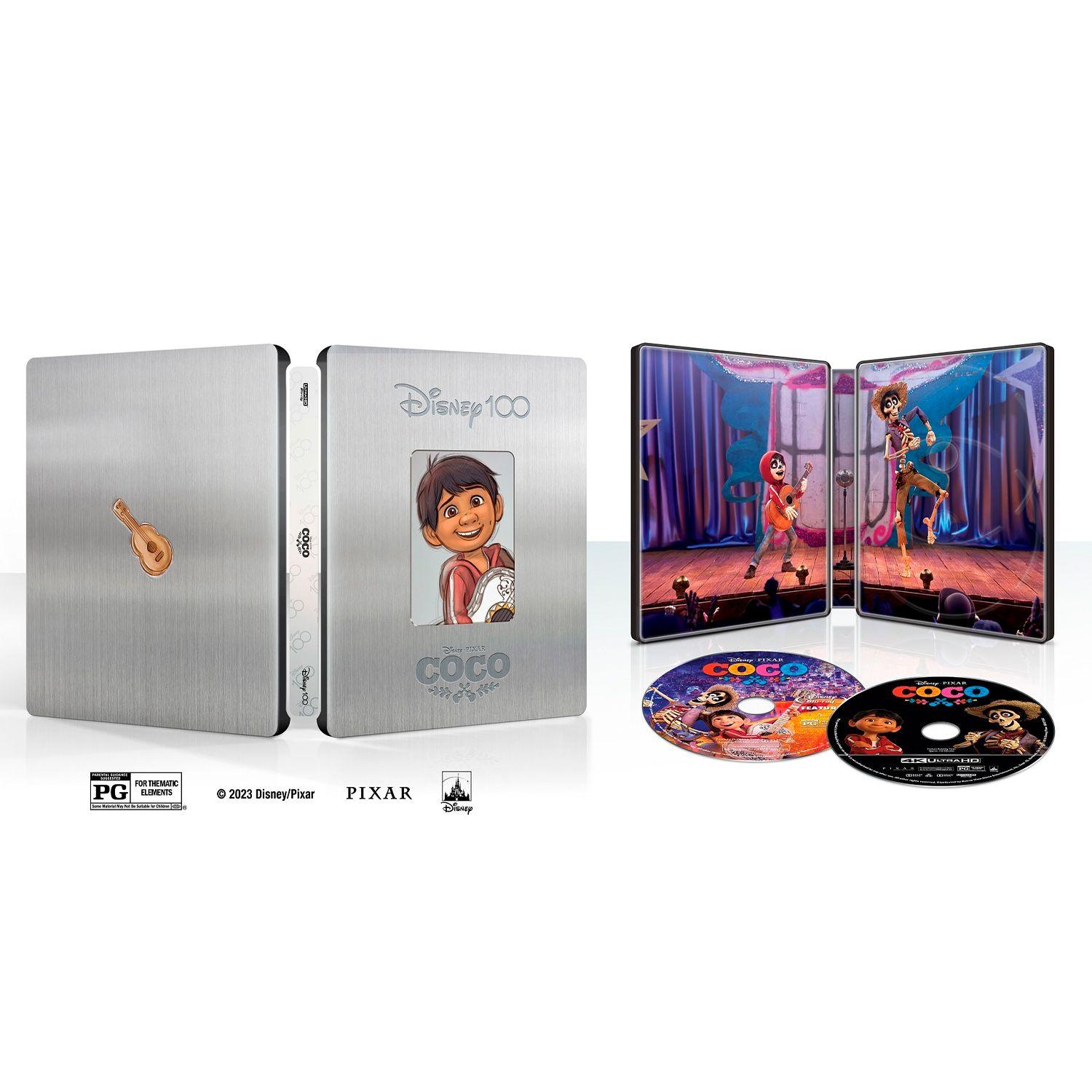 Тайна Коко (англ. язык) (4K UHD + Blu-ray) Steelbook [Disney100 Edition]