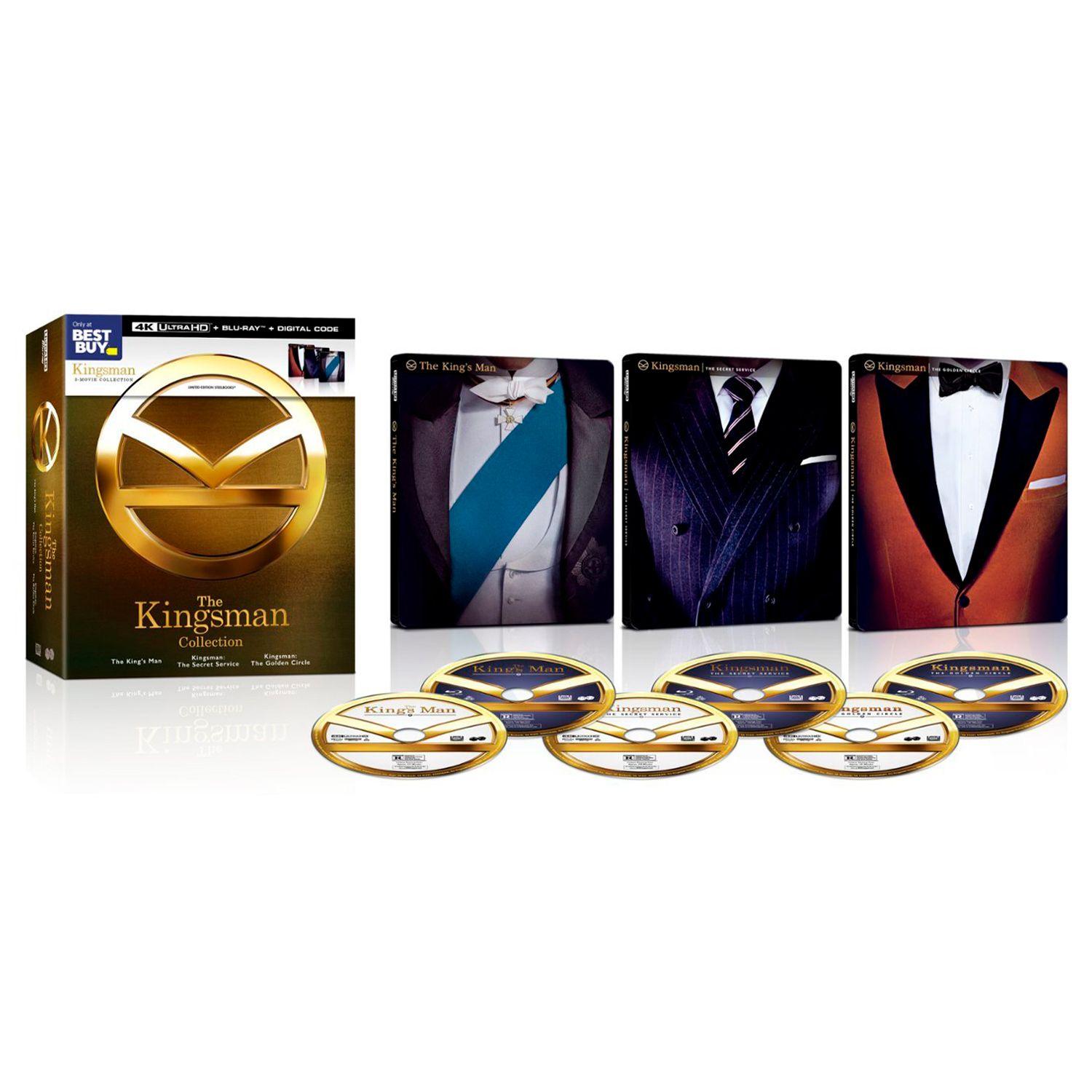 The Kingsman Collection (4K UHD + Blu-ray) Steelbook