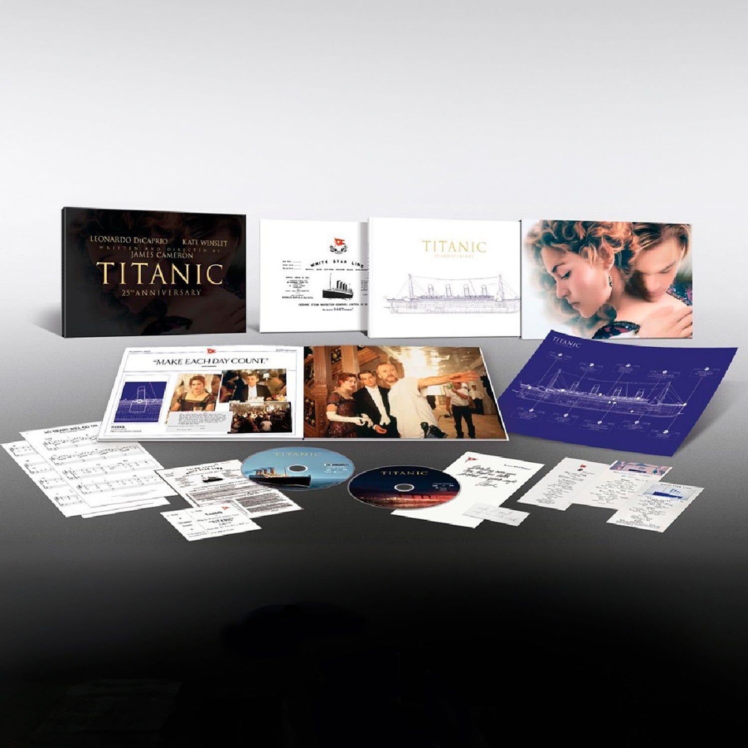 Титаник (англ. язык) (4K UHD + Bonus Blu-ray) [25th Anniversary] Limited Edition Deluxe Gift Set