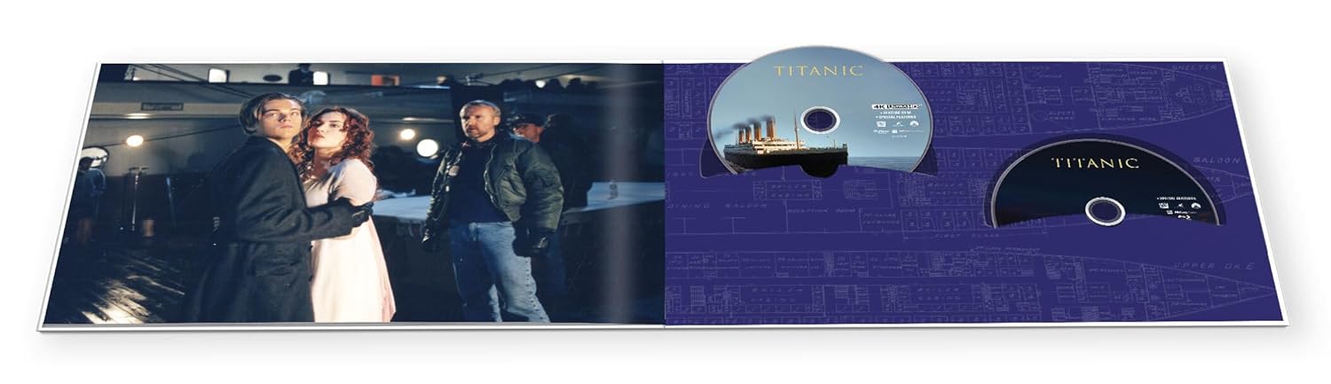 Титаник (англ. язык) (4K UHD + Bonus Blu-ray) [25th Anniversary] Limited Edition Deluxe Gift Set