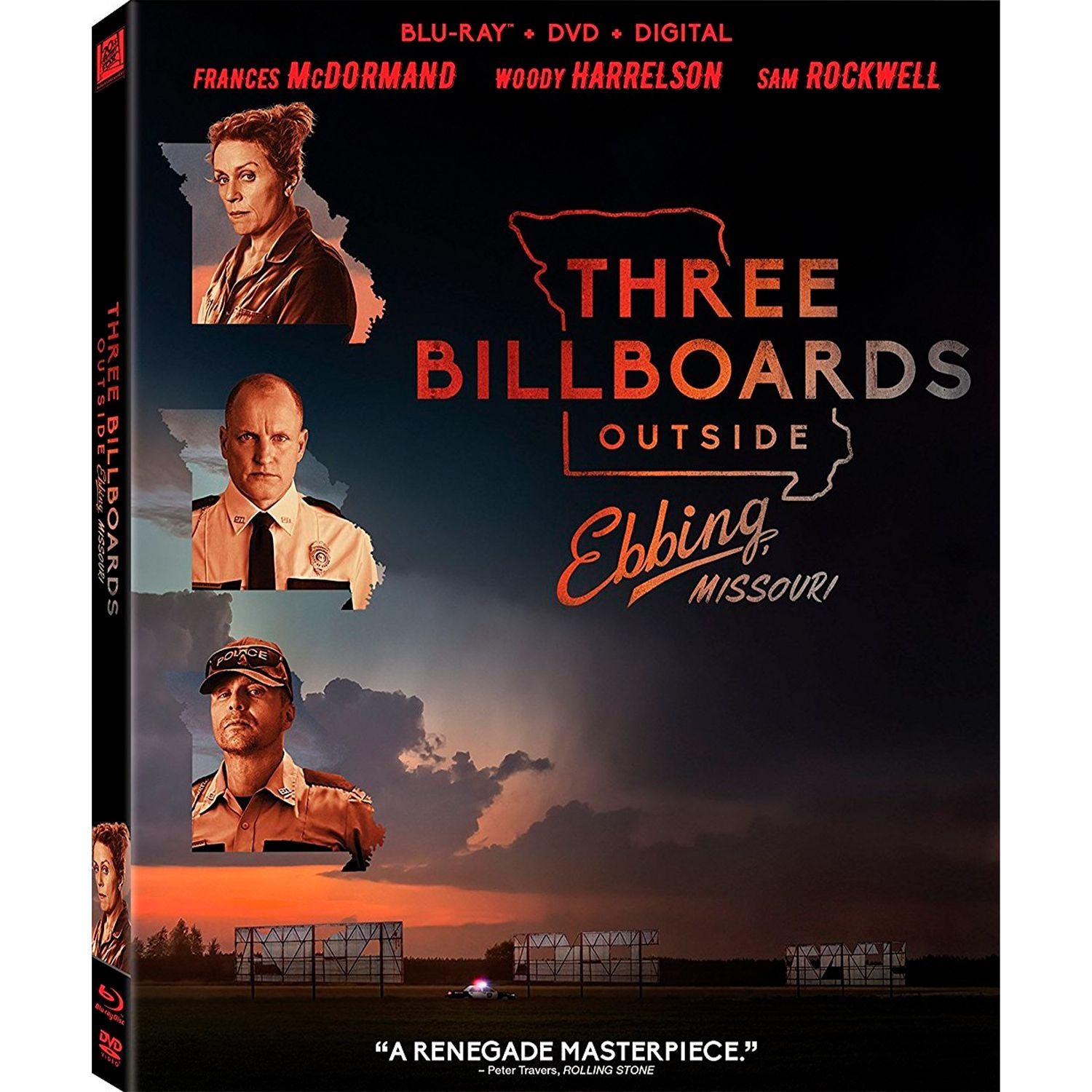 Three Billboards Outside Ebbing, Missouri (Blu-ray DVD)
