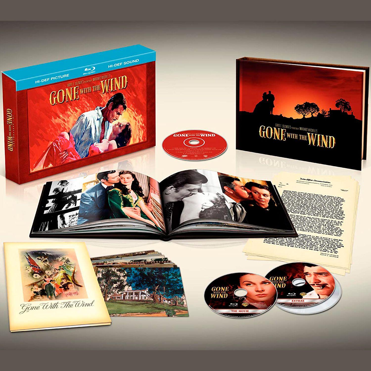 Унесенные ветром (англ. язык) (2 Blu-ray + DVD + CD) 70th Anniversary Ultimate Collector's Edition