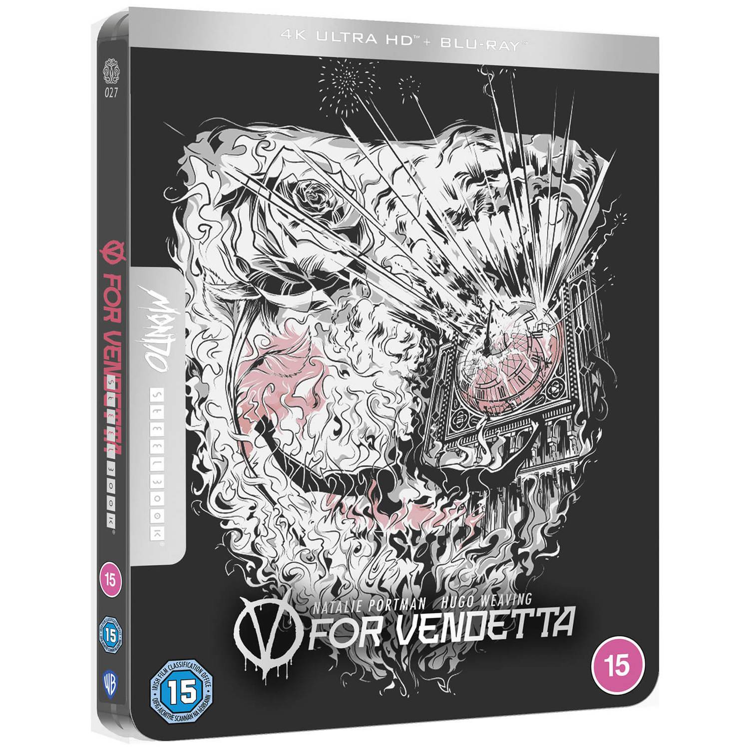 V значит Вендетта (2005) (англ. яз.) (4K UHD + Blu-ray) Mondo #027 Steelbook