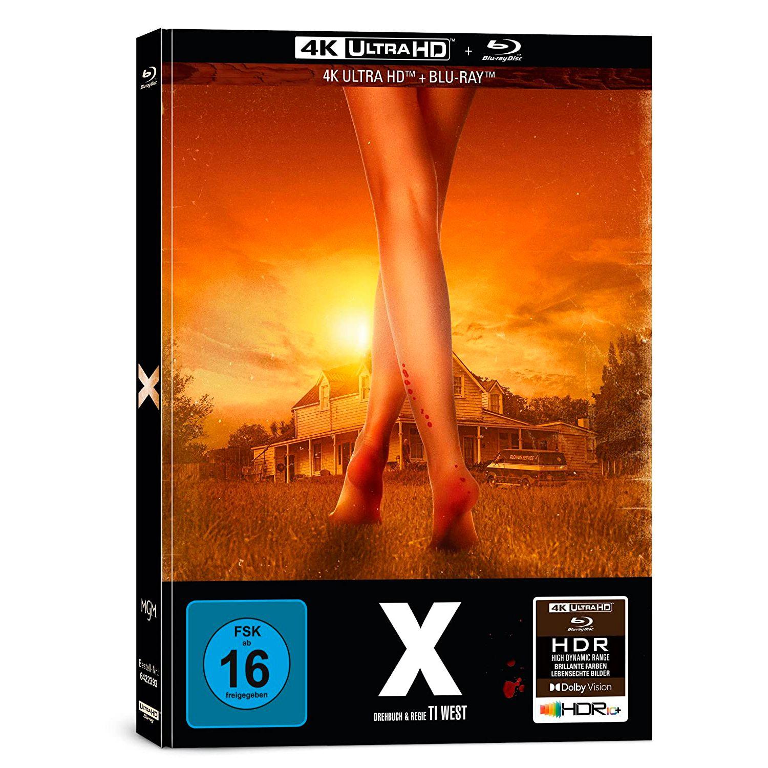 X (2022) (англ. язык) (4K UHD + Blu-ray) Mediabook Cover B