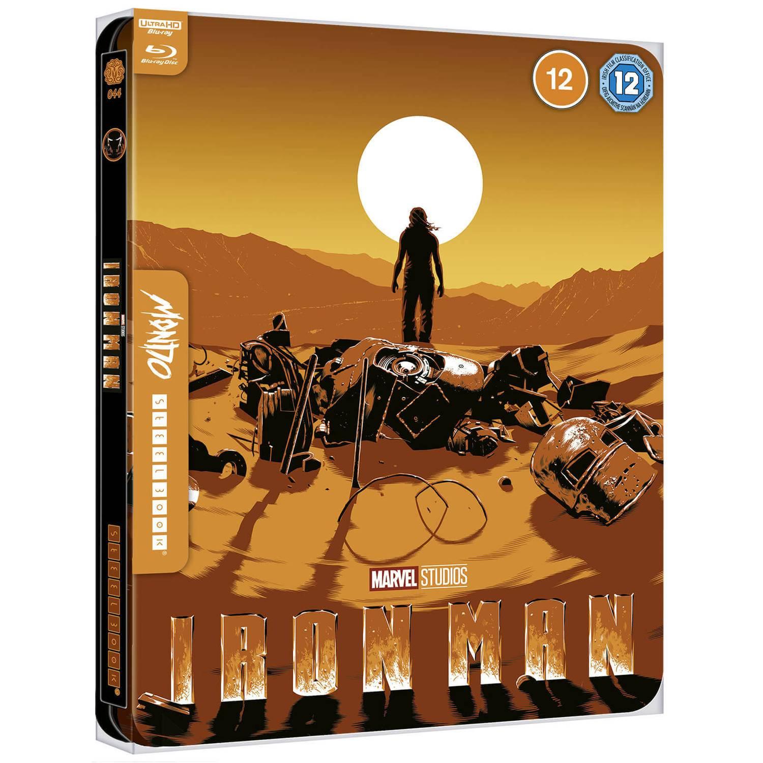 Железный человек (англ. язык) (4K UHD + Blu-ray) Mondo #044 Steelbook